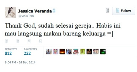 Intip Tradisi Natal Veranda JKT48